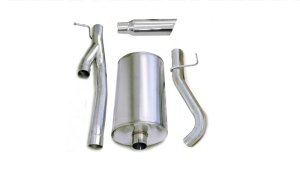 Chevrolet Silverado 2500 Performance Exhaust - Single Side Exit - CORSA Performance - Cat Back Sport - Polished - `03-`06